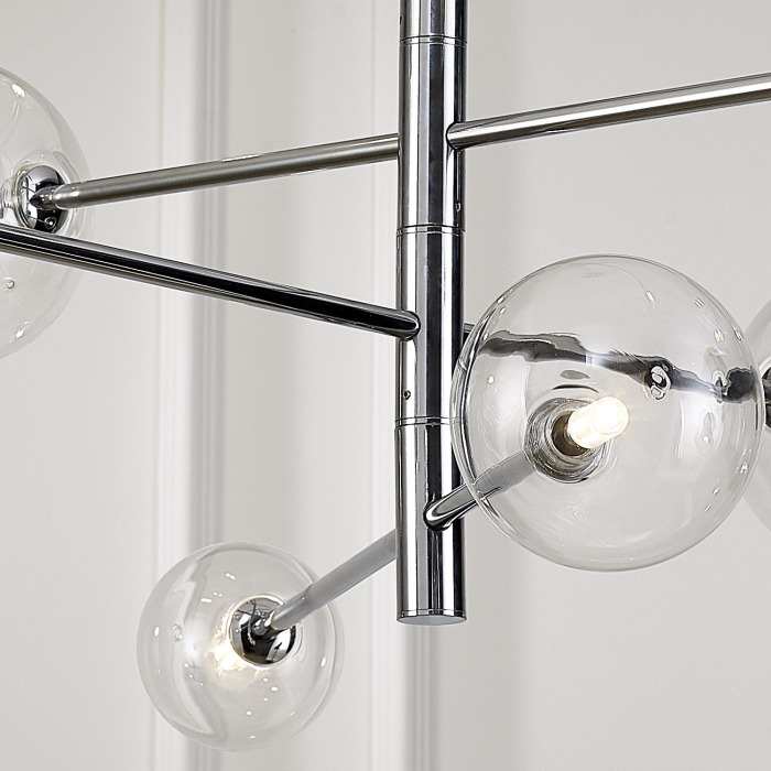 Step into Design Lampa wisząca SOLA chrom 75 cm