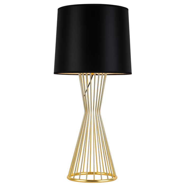 Step into Design Lampa stołowa FILO TABLE czarno - złota 85 cm
