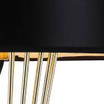 Step into Design Lampa stołowa FILO TABLE czarno - złota 85 cm