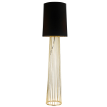 Step into Design Lampa podłogowa FILO-2 czarno - złota 156 cm