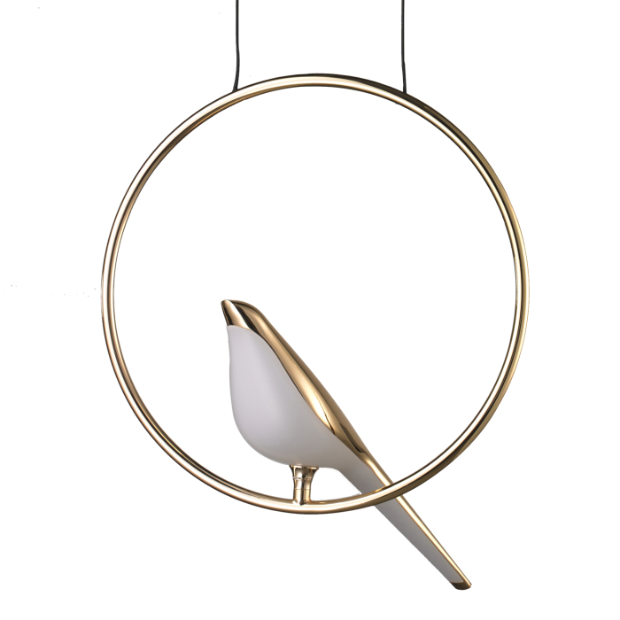 Step into Design Lampa wisząca TIT LED złota 35 cm