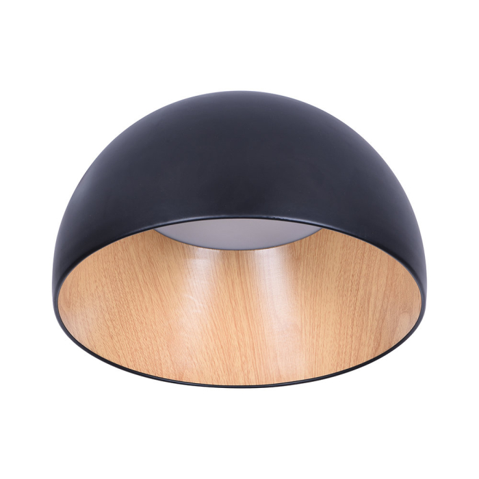 Step into Design Ledowy plafon PADELLA czarny 35 cm