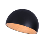 Step into Design Ledowy plafon PADELLA SKOS czarny 35 cm