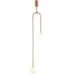 Step into Design Lampa wisząca LOOP złota 123 cm