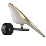 Step into Design Lampa ścienna TIT LED złoto-czarna 21 cm