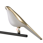 Step into Design Lampa ścienna TIT LED złoto-czarna 21 cm