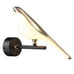 Step into Design Lampa ścienna TIT LED złoto-czarna 21 cm