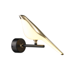 Step into Design Lampa ścienna TIT LED złoto-czarna 21 cm
