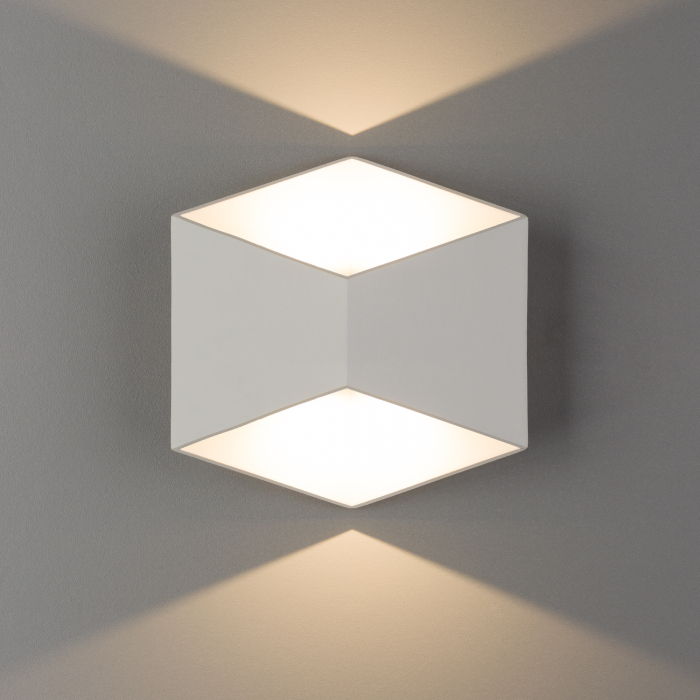 Nowodvorski TRIANGLES LED Zewnętrzna Ścienna Natynkowa Max moc 2x5W LED IP54 Biały 8143