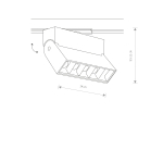 Nowodvorski PROFILE FOCUS LED System konfigurowalny System PROFILE Oprawa Max moc 9W LED  Biały 7620