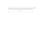 Nowodvorski STRAIGHT CEILING LED M Sufitowa Plafon Max moc 16W LED TUBE T8  Biały 7558