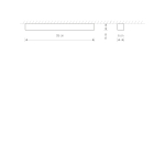Nowodvorski SOFT CEILING LED 90X6 Sufitowa Plafon Max moc 16W LED TUBE T8  Biały 7546