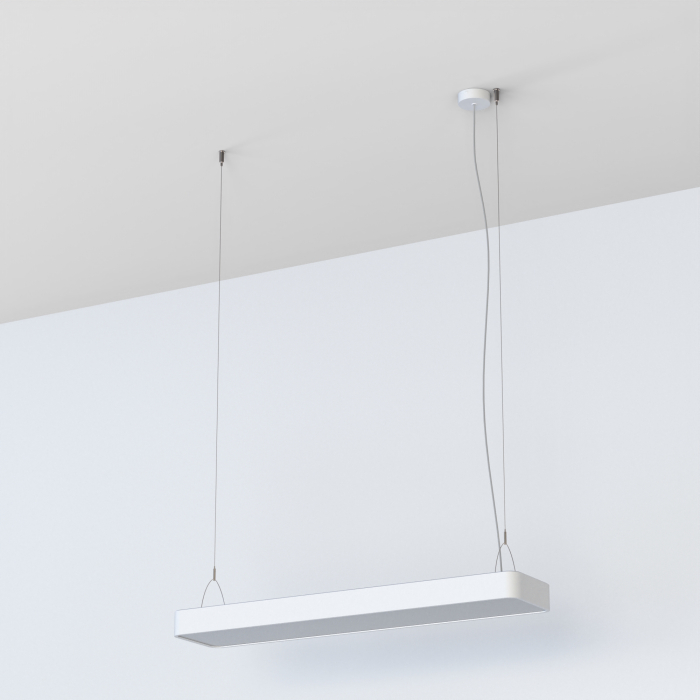 Nowodvorski SOFT LED 90X20 Sufitowa Wisząca Max moc 16W LED TUBE T8  Biały 7545