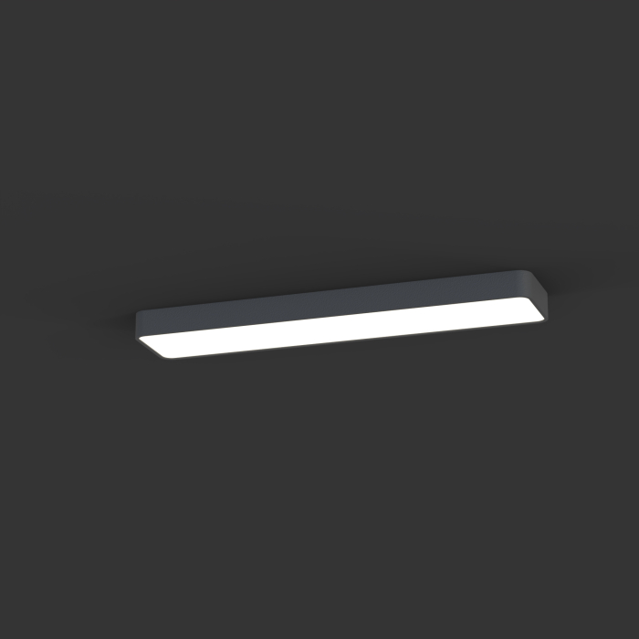 Nowodvorski SOFT CEILING LED 90X20 Sufitowa Plafon Max moc 16W LED TUBE T8  Grafitowy 7531