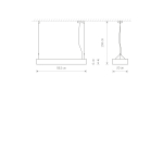 Nowodvorski SOFT LED 90X20 Sufitowa Wisząca Max moc 16W LED TUBE T8  Grafitowy 7532