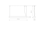 Nowodvorski SOFT LED 120X6 Sufitowa Wisząca Max moc 22W LED TUBE T8  Biały 7537