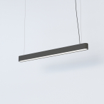 Nowodvorski SOFT LED 90X6 Sufitowa Wisząca Max moc 16W LED TUBE T8  Grafitowy 7535