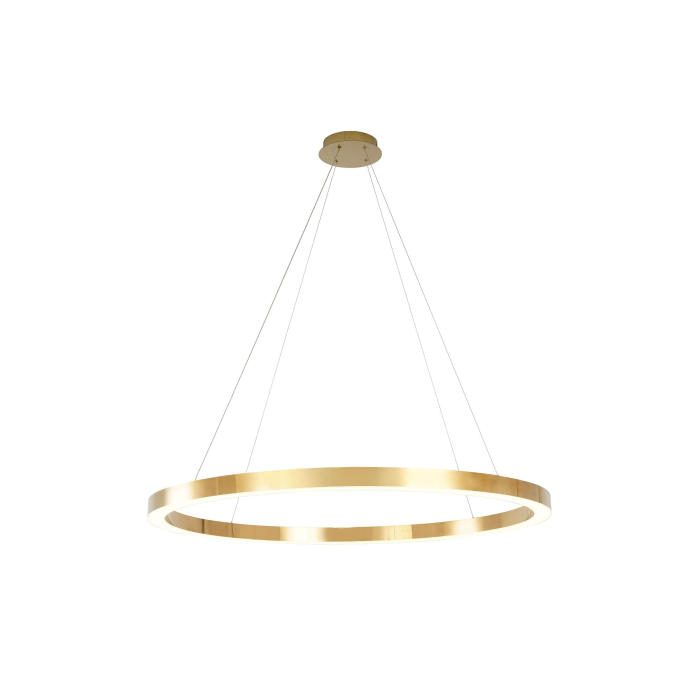Light Prestige Midway Lampa wisząca LED 1x65W złoty błyszczący LP-033/1P XL GD Shiny