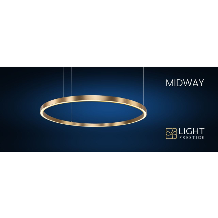 Light Prestige Midway Lampa wisząca LED 1x65W złoty błyszczący LP-033/1P XL GD Shiny