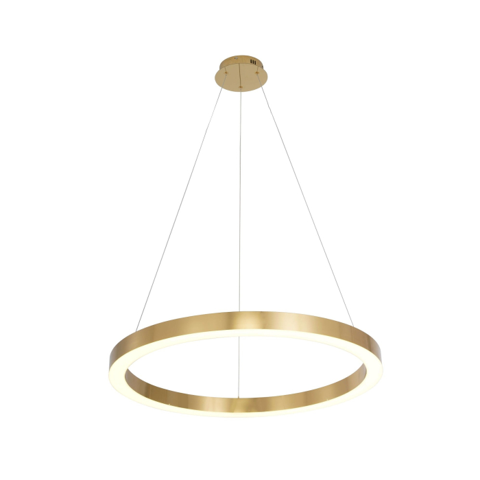 Light Prestige Midway Lampa wisząca LED 1x30W złoty błyszczący LP-033/1P L GD Shiny