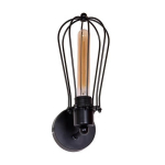 Light Prestige Pineto E27 1x40W Czarny/Transparentny LP-1134/1W