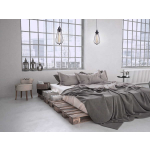 Light Prestige Pineto E27 1x40W Czarny/Transparentny LP-1134/1W
