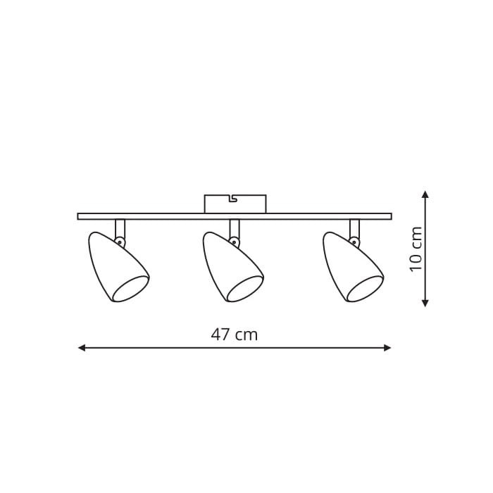 Light Prestige Cortino LED 3x5W czarny LP-2638/3W
