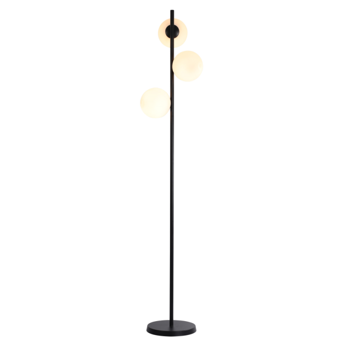 Light Prestige Dorado Podłogowa E14 3x40W czarny/biały LP-002/3F BK