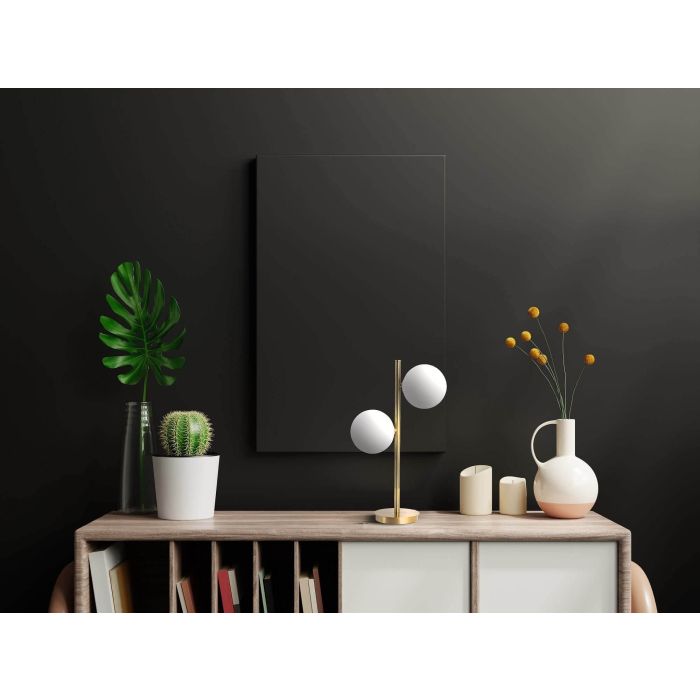 Light Prestige Dorado Biurkowa G9 2x40W czarny/biały LP-002/2T BK
