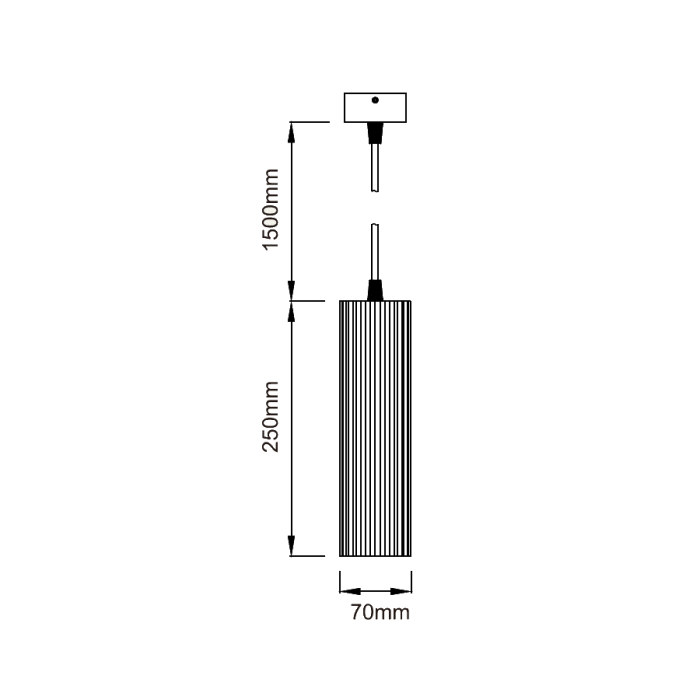 Light Prestige Tokio Lampa wisząca GU10 1x50W biały LP-787/1P WH