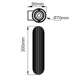 Light Prestige Tokio Kinkiet GU10 2x50W czarny LP-787/2W BK