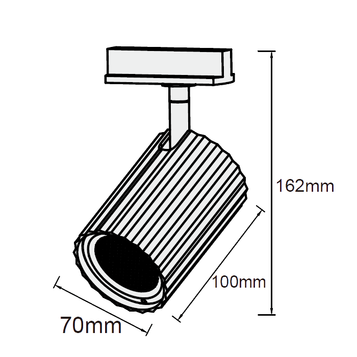 Light Prestige Tokio System 1F GU10 1x50W biały LP-787/1R WH