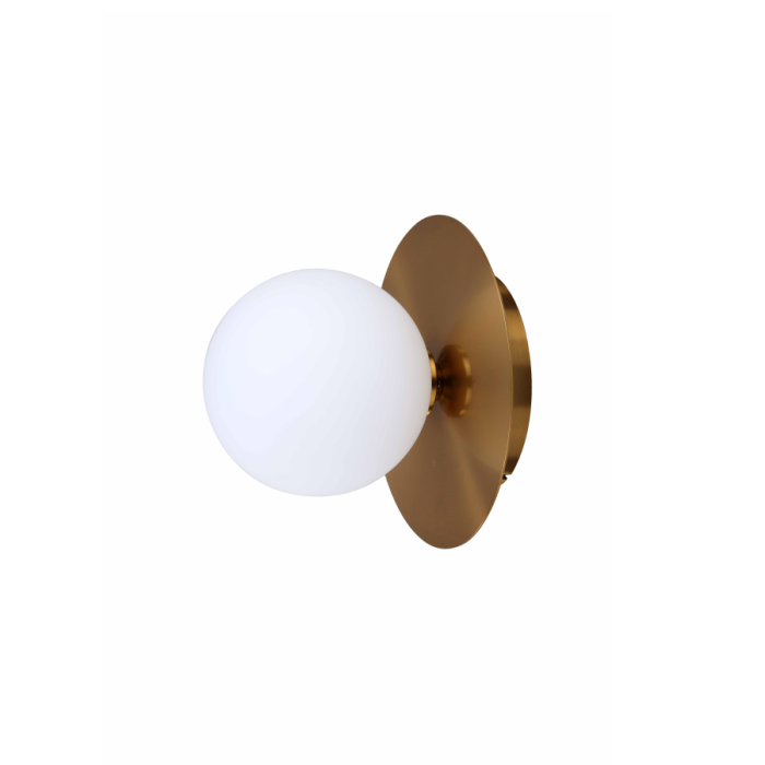 Light Prestige Roma Kinkiet G9 1x5W złoty/biały LP-1345/1W GD