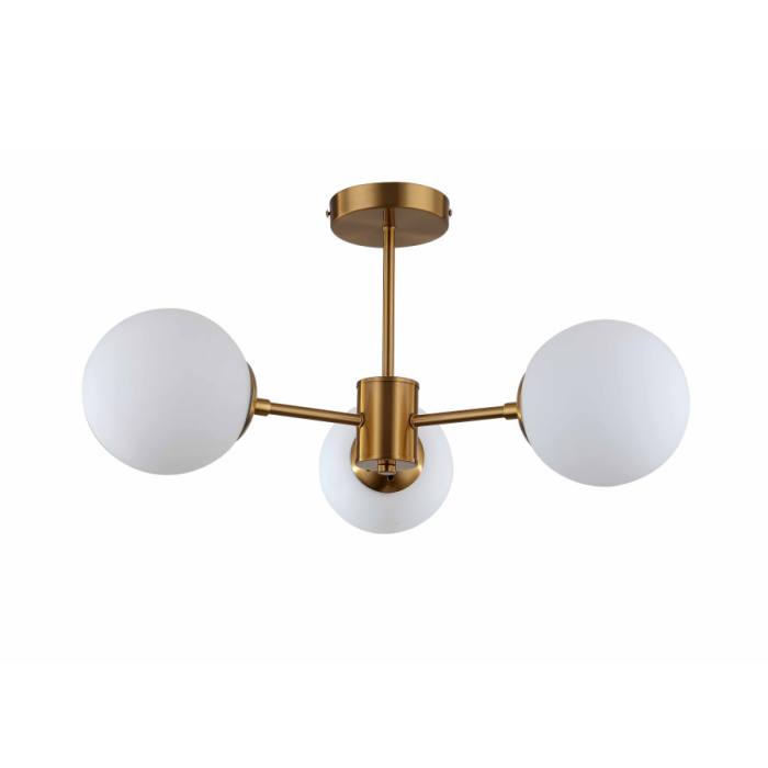 Light Prestige Roma Lampa wisząca E14 3x40W złoty/biały LP-1345/3P GD