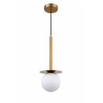 Light Prestige Roma Lampa wisząca E14 1x40W złoty/biały LP-1345/1P GD