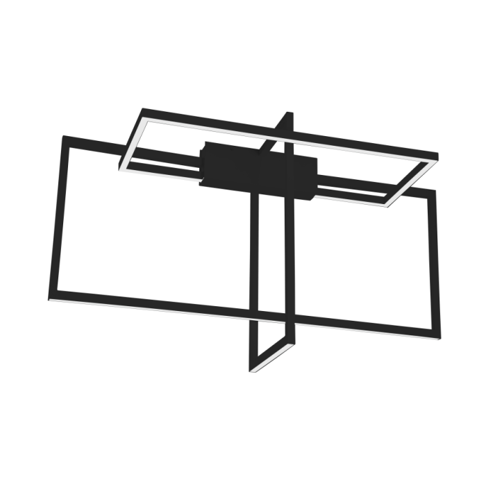 Light Prestige Frame Plafon LED 60W 3000K 1660lm czarny LP-980/3D3 BK