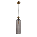 Light Prestige Piega Lampa wisząca E14 1x40W dymny/złoty LP-939/1P smoked