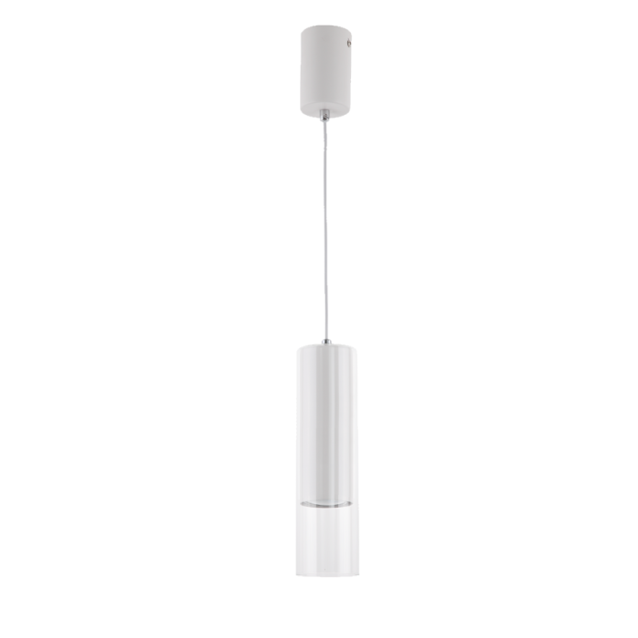 Light Prestige Manacor Lampa wisząca GU10 1x50W biały/transparentny LP-232/1P WH