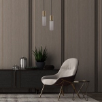 Light Prestige Manacor Lampa wisząca GU10 1x50W złoty/transparentny LP-232/1P GD