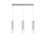Light Prestige Manacor Lampa wisząca GU10 3x50W biały/transparentny LP-232/3L WH