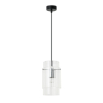 Light Prestige Savona Lampa wisząca E27 1x1W transparentny/srebrny LP-707/1P
