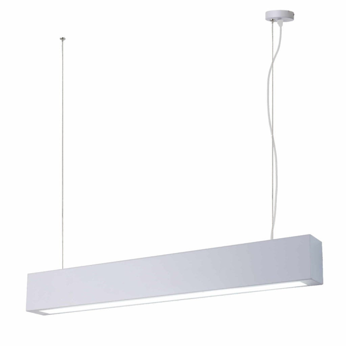 Light Prestige Ibros lampa wisząca biała średnia 18W 3000K IP20 LP-7001/1P 20 WH-63 18/3 1xLED biały