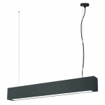 Light Prestige Ibros wisząca czarna średnia 18W 3000K IP20 LP-7001/1P 20 BK-63 18/3 1xLED czarny