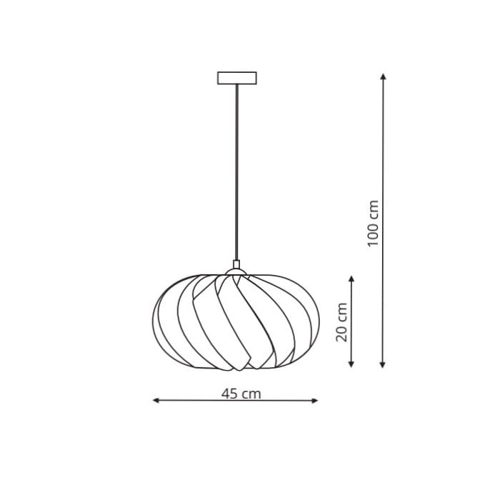 Light Prestige Jet lampa wisząca złota LP-023/1P GD 1xE27 złoty