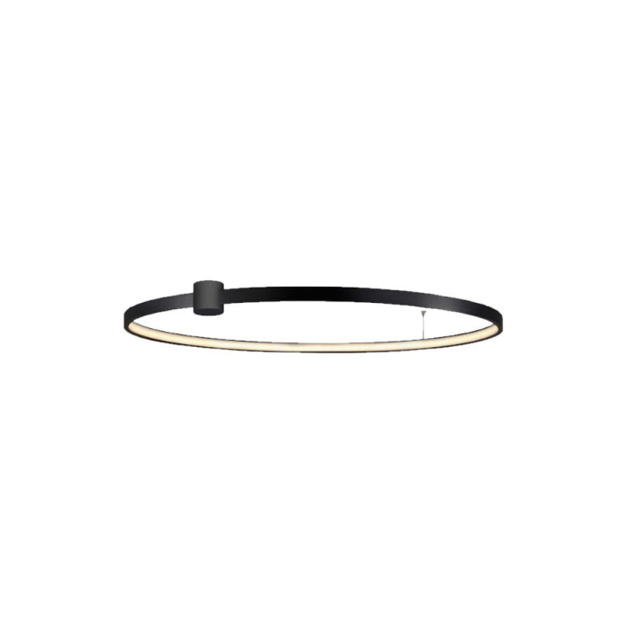 Light Prestige Ring plafon L czarny 3000K LP-909/1C L BK 1 xLED czarny