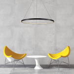 Light Prestige Ring lampa wisząca mała czarna 3000K LP-909/1P S BK 1xLED czarny