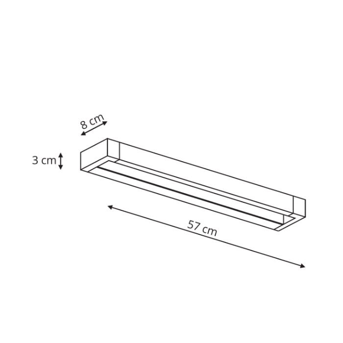 Light Prestige Denver kinkiet biały IP44 LP-1174/1W WH 1xLED biały