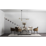 Light Prestige Arizona 4 linia lampa wisząca czarny/złoty LP-074/4PL BK/GD 4xGU10 czarny / złoty