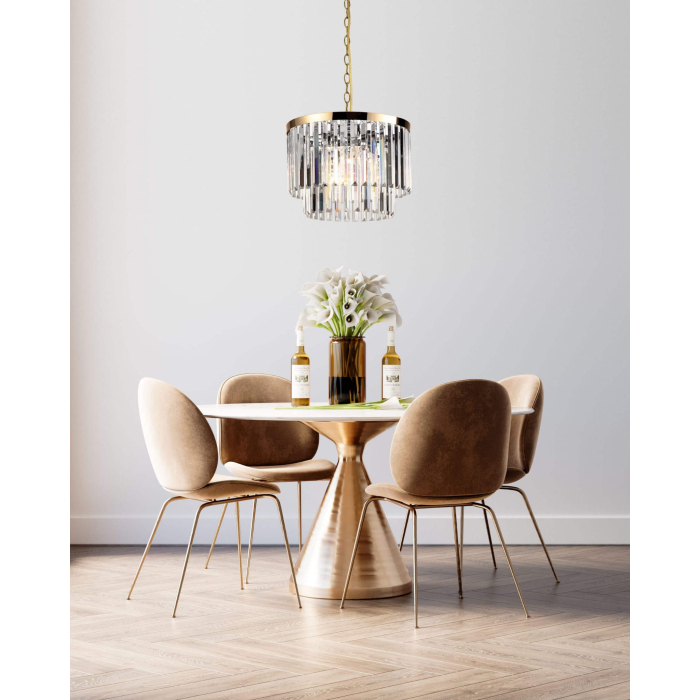 Light Prestige Vetro lampa wisząca antyczne złoto LP-2910/5P AGD 5xE14 antyczne złoto