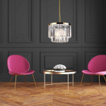 Light Prestige Vetro lampa wisząca antyczne złoto LP-2910/5P AGD 5xE14 antyczne złoto